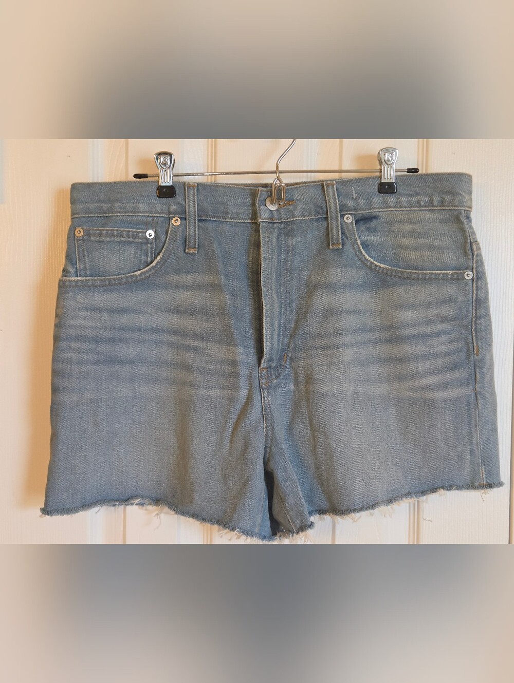 Madewell Light Blue Denim Cutoff Shorts